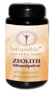 Zeolith-Mineralpulver - infopathisch energetisiert